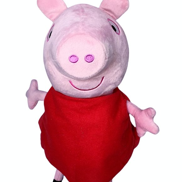 Peppa Pig Talking Plush Doll Hug & Oink Pink Stuffed Animal by ABD 12" - Picture 3 of 7